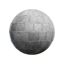 Old grey brick wall 2